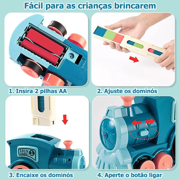Trem Dominó Automático