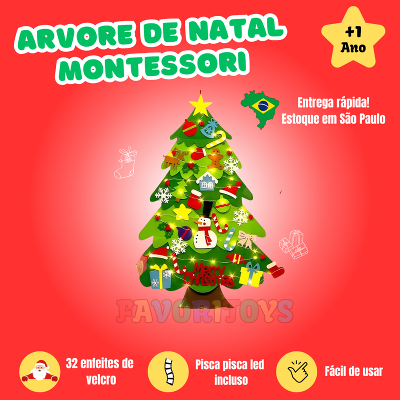 Árvore de Natal Montessori